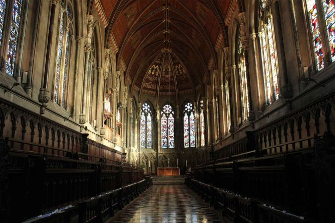 interior of the university cathedral